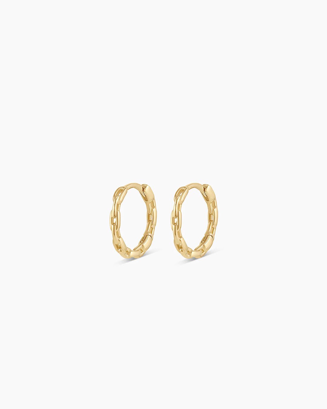 Parker Huggie || option::14k Solid Gold