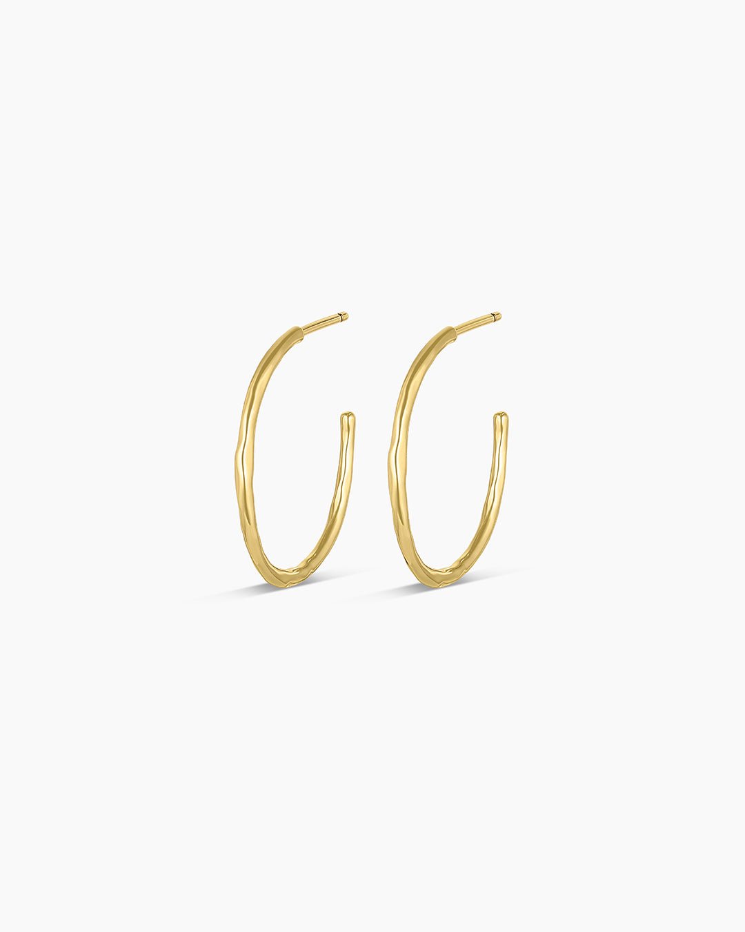 Taner Small Hoops || option::18k Gold Plated