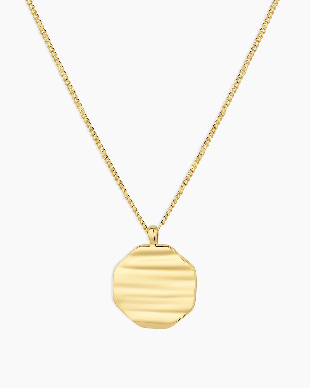 Sunset Coin Necklace || option::18k Gold Plated