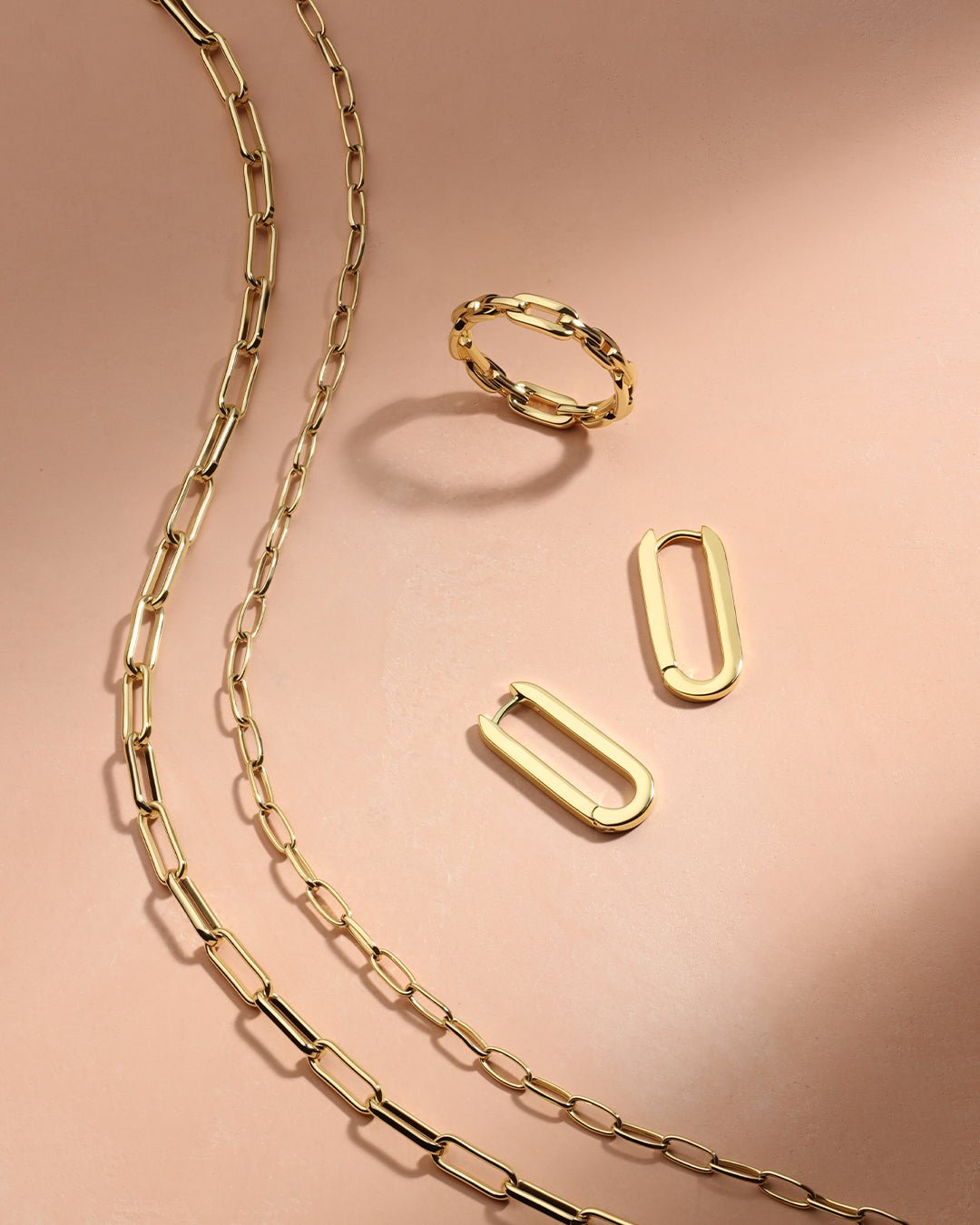 Parker Necklace Paperclip Necklace || option::20 in., 18k Gold Plated