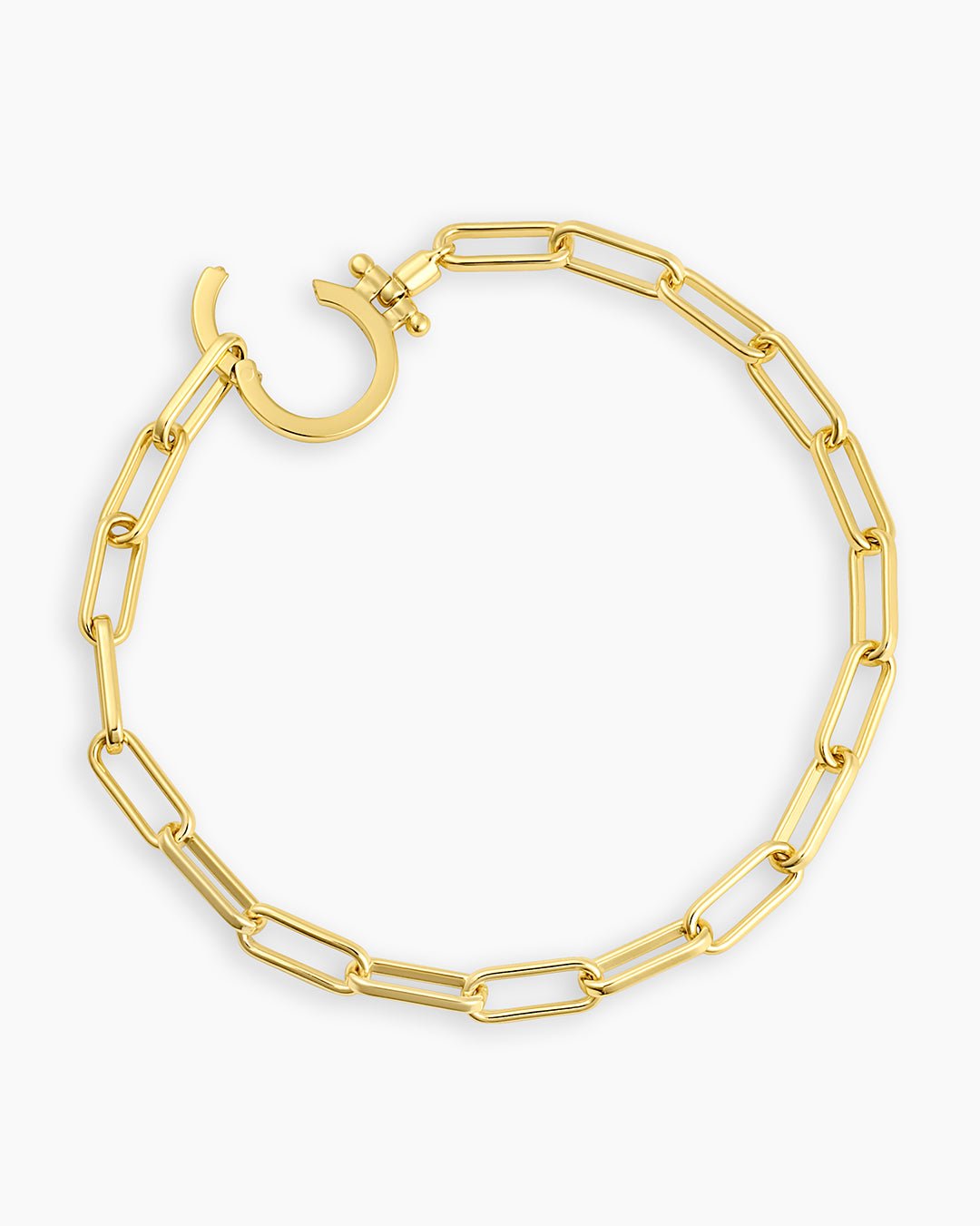 Parker Bracelet Chain link bracelet || option::18k Gold Plated