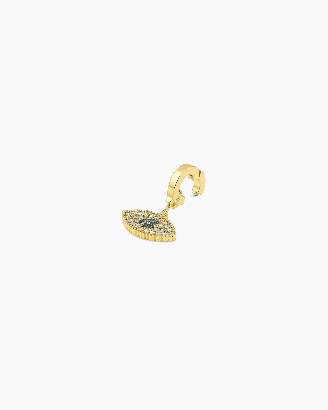 Evil Eye Parker Charm || option::18k Gold Plated, Evil Eye