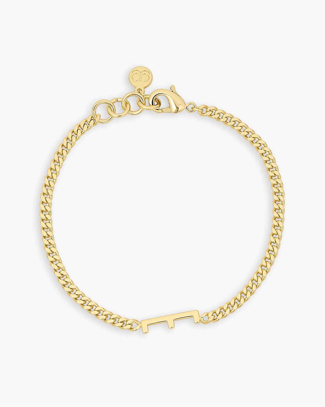 Wilder Alphabet Bracelet Alphabet Bracelet #E || option::18k Gold Plated, E