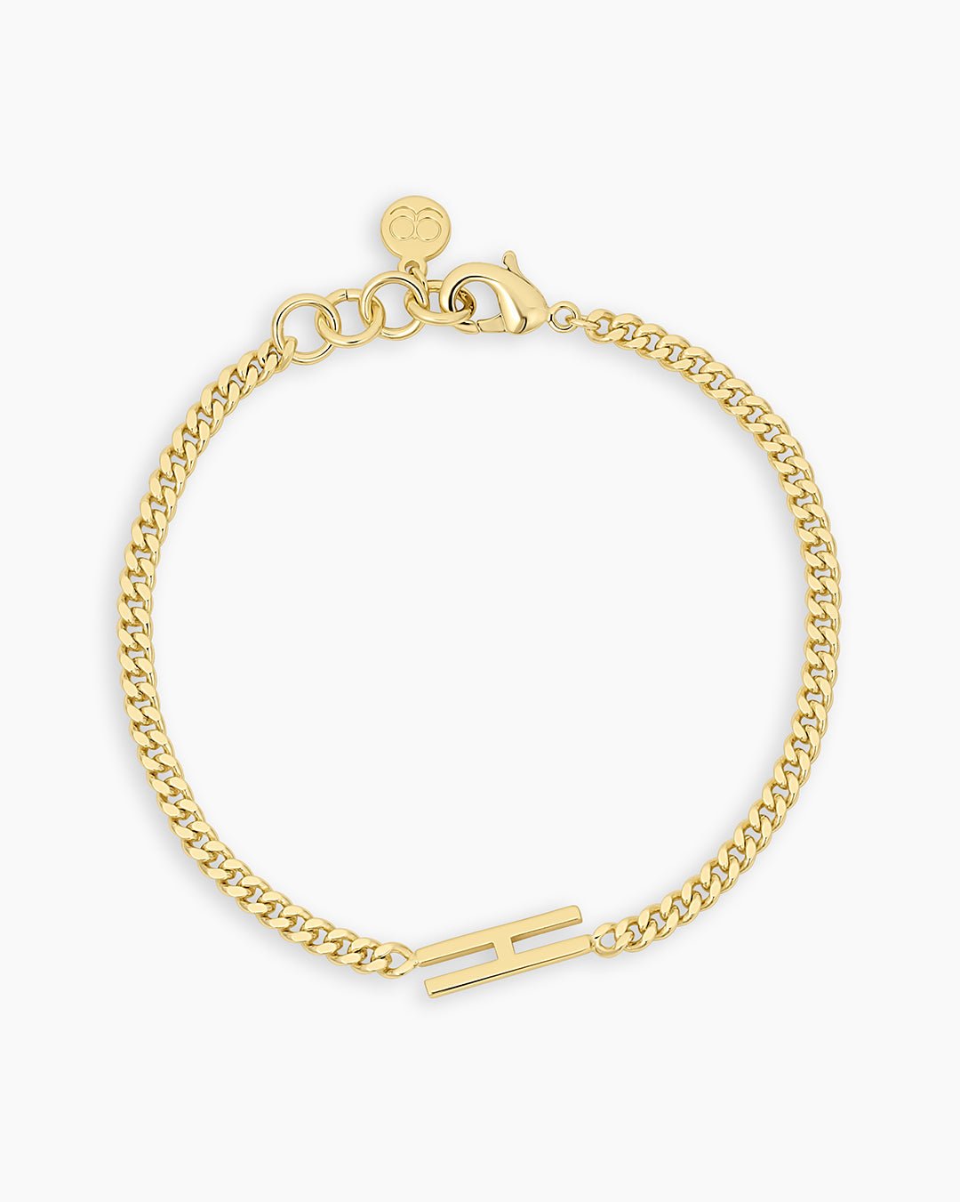 Wilder Alphabet Bracelet Alphabet Bracelet #H || option::18k Gold Plated, H