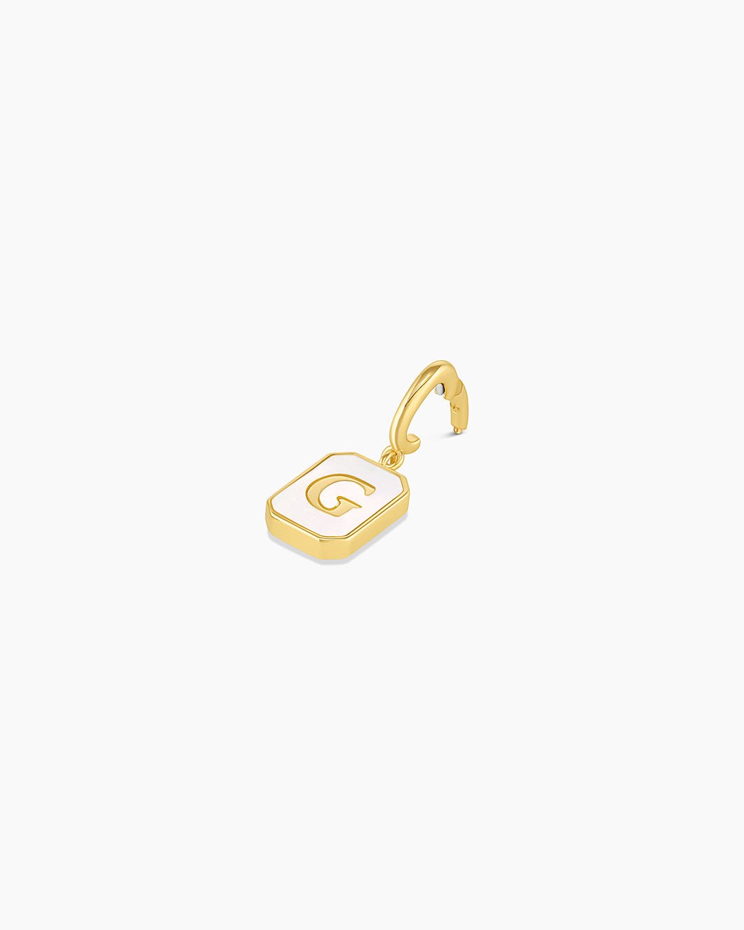 Vintage Alphabet Parker Charm #G || option::18k Gold Plated, G