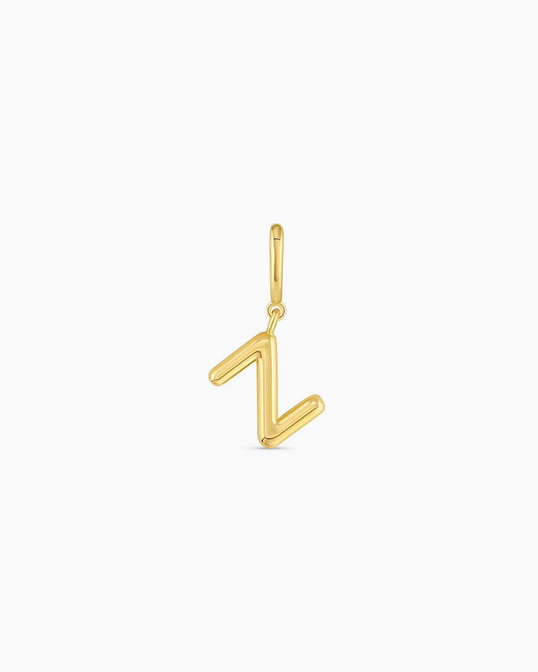 Alphabet Helium Parker Charm #Z || option::18k Gold Plated, Z