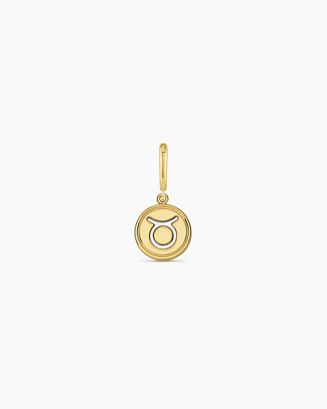 Zodiac Parker Charm || option::18k Gold Plated, Taurus