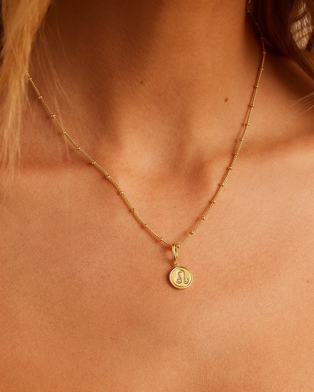 Zodiac Parker Charm || option::18k Gold Plated, Leo || set::zodiac-parker-charm-capricorn-stl