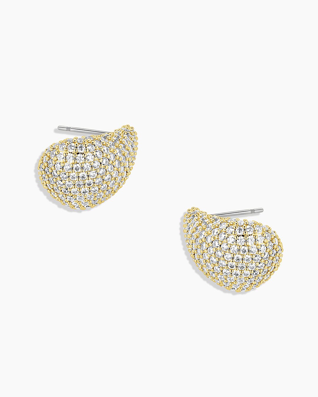 Banks Shimmer Earrings || option::18k Gold Plated