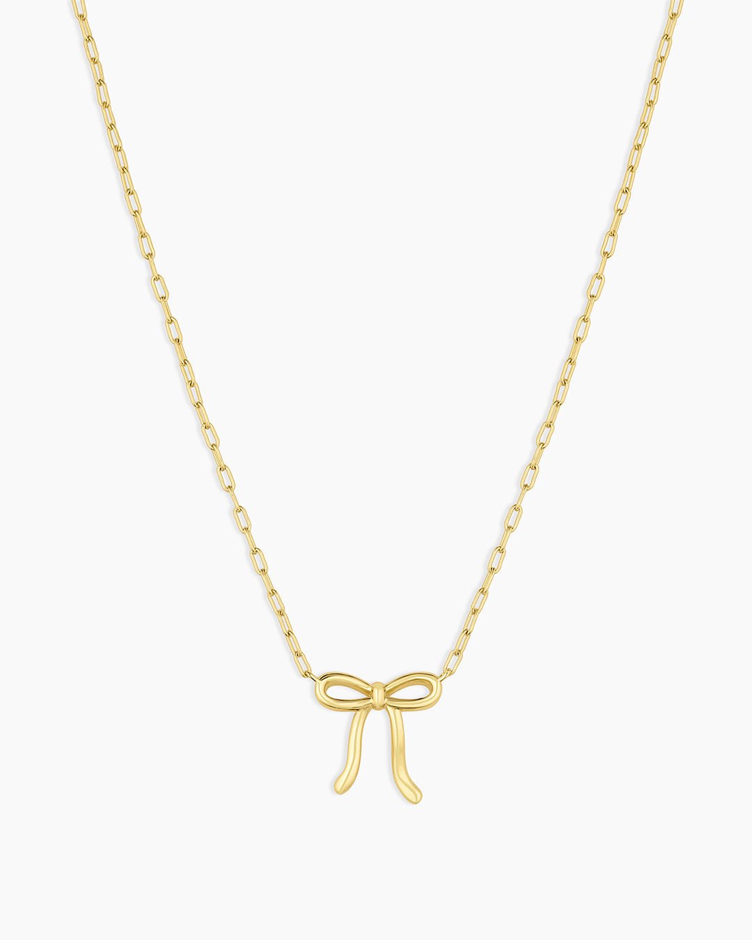 Put a Bow on it Necklace || option::18k Gold Plated