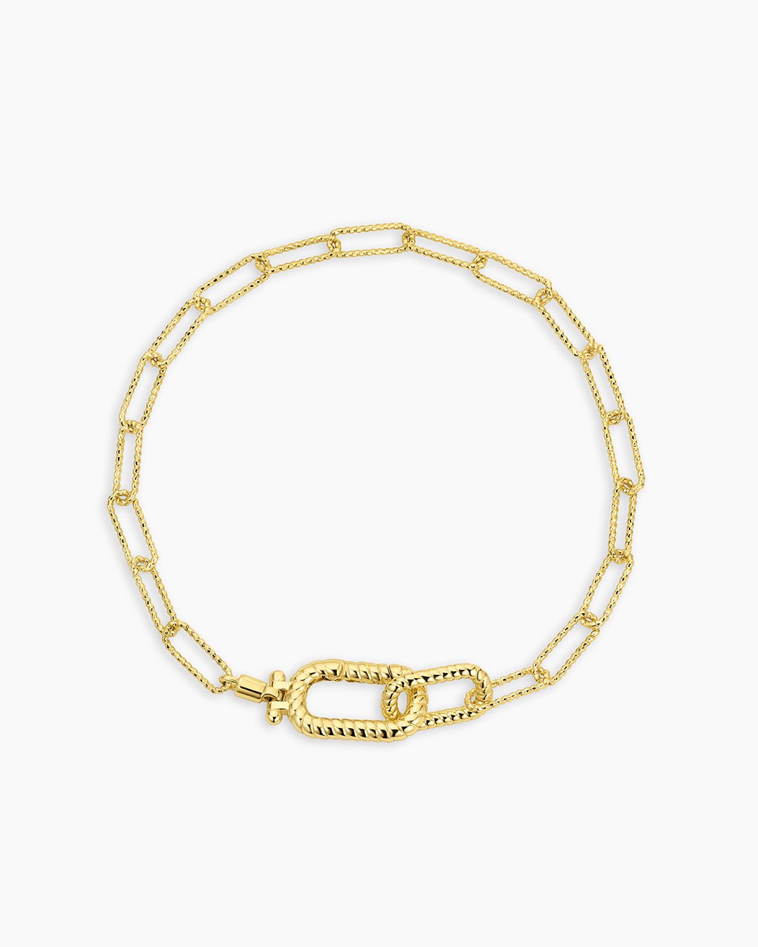 Crew Link Bracelet || option::18k Gold Plated