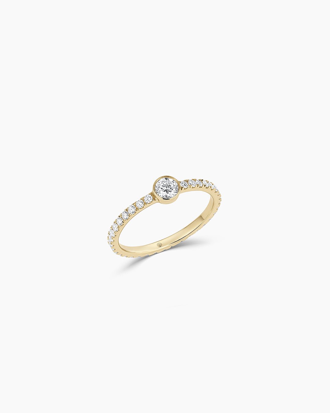 Lab Grown Diamond Circle Eternity Ring || option::14k Solid Gold