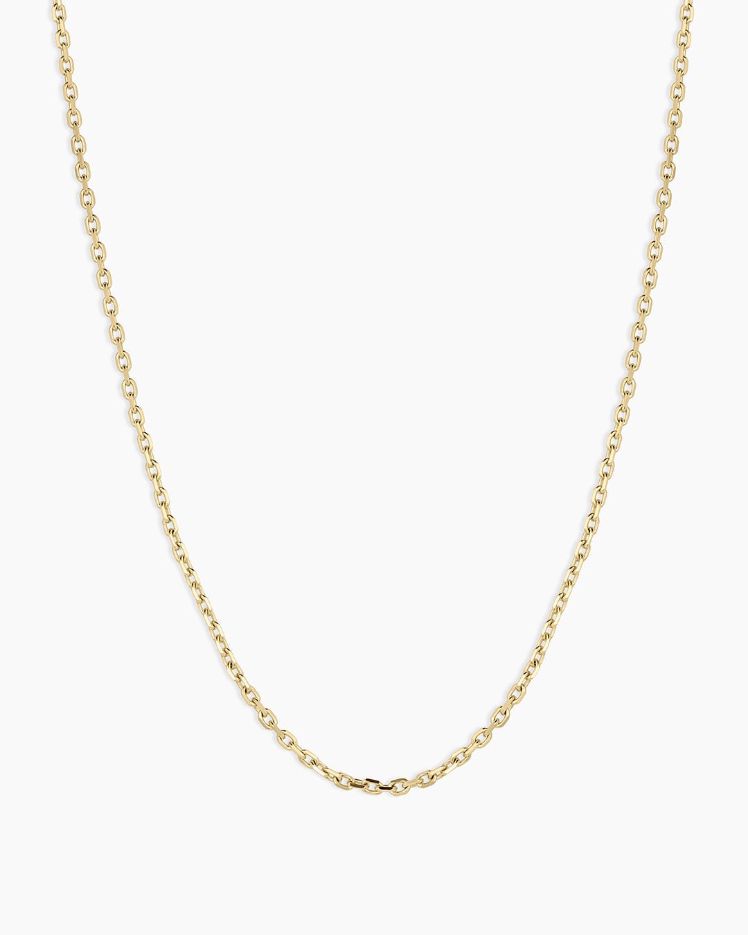 14k Gold Basic Chain || option::14k Solid Gold