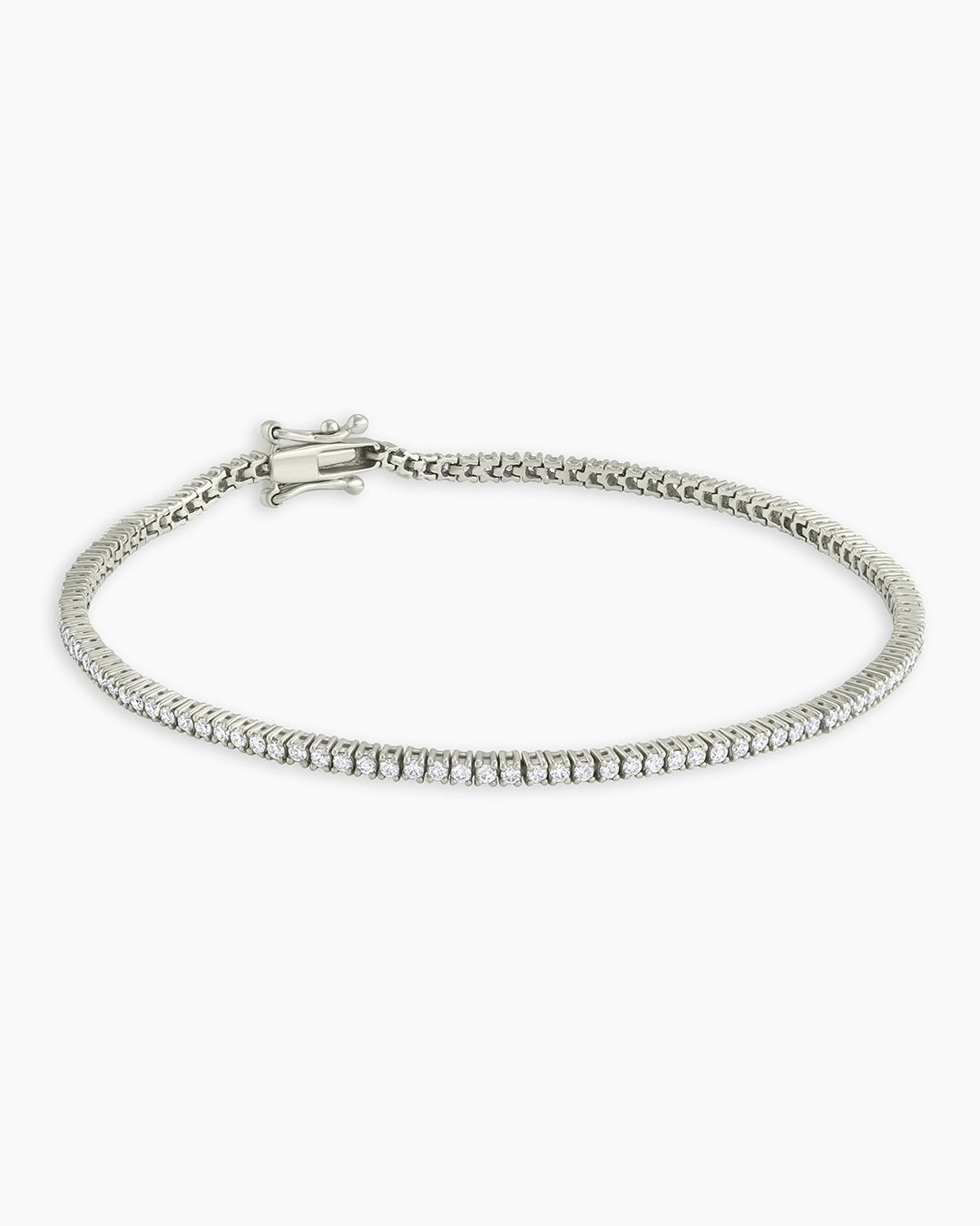 MelbourneDiamond Tennis Bracelet || option::14k Solid White Gold