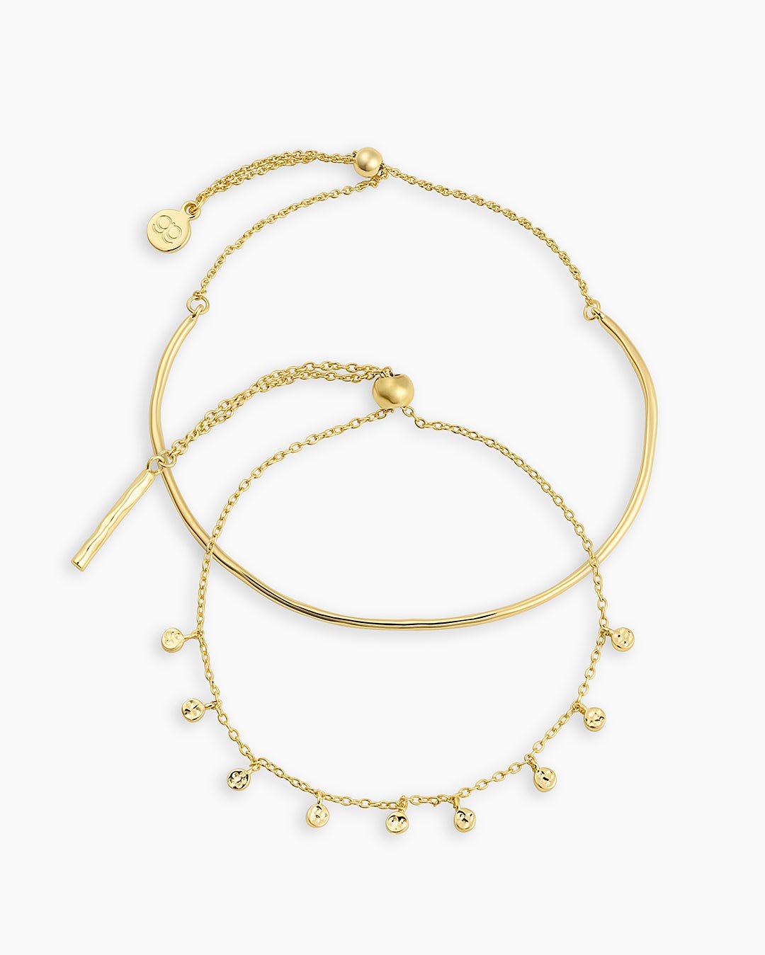 Classic Bracelet set || option::18k Gold Plated