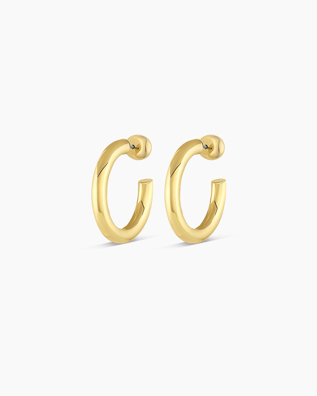 Carter Small Hoops || option::18k Gold Plated