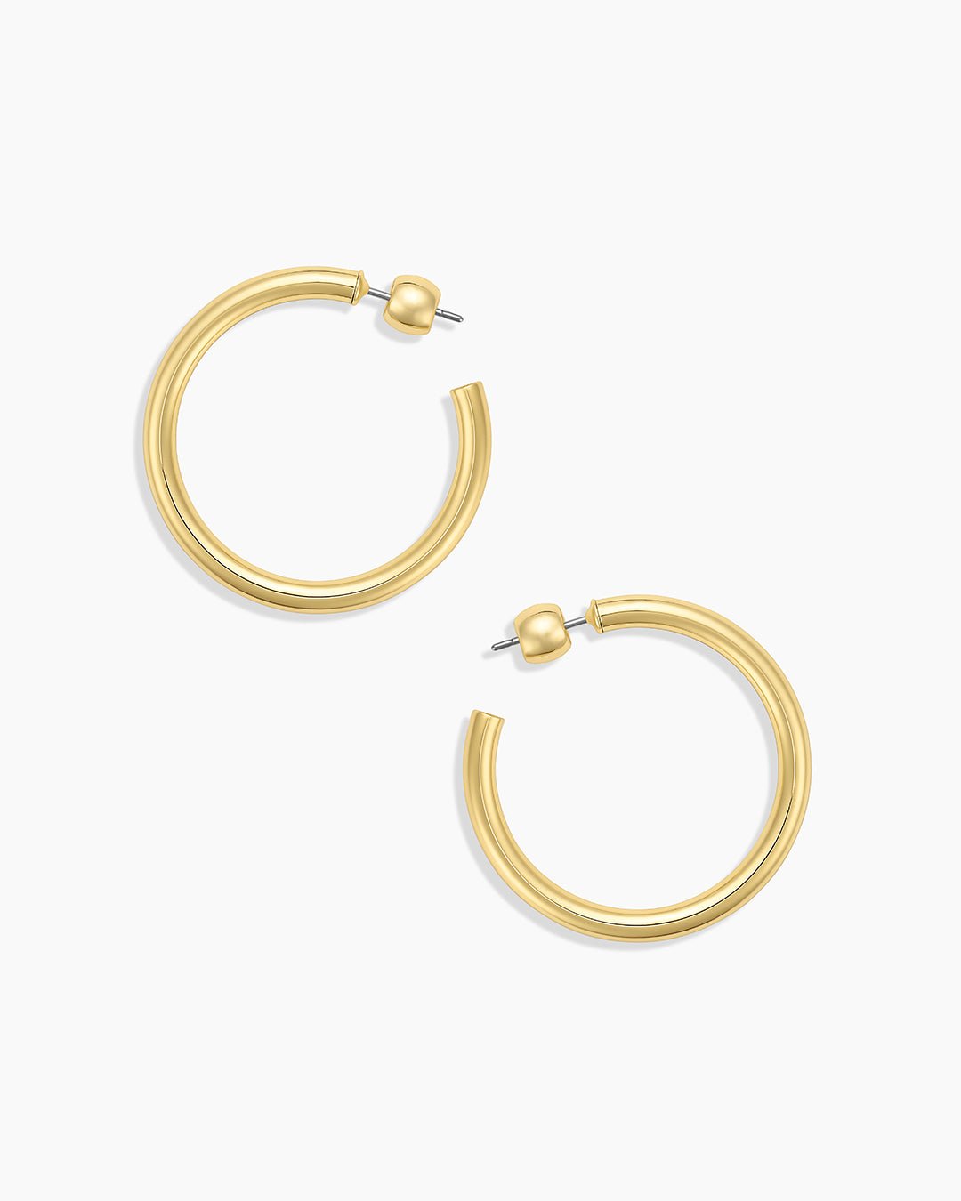 Carter Hoops || option::18k Gold Plated