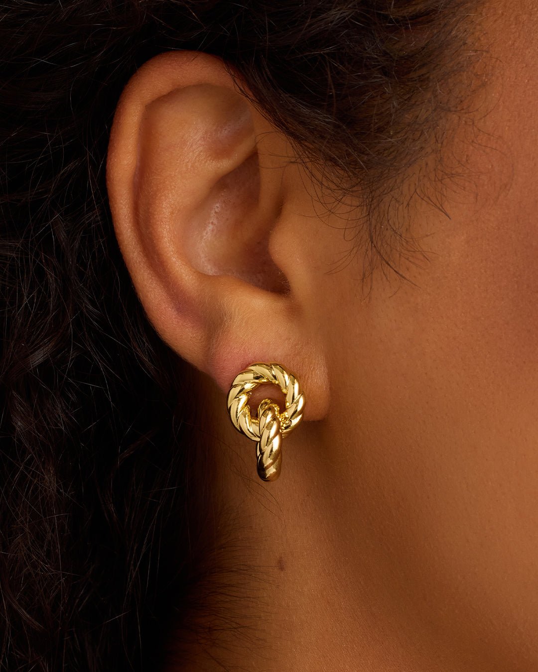 Crew Helium Earrings || option::18k Gold Plated