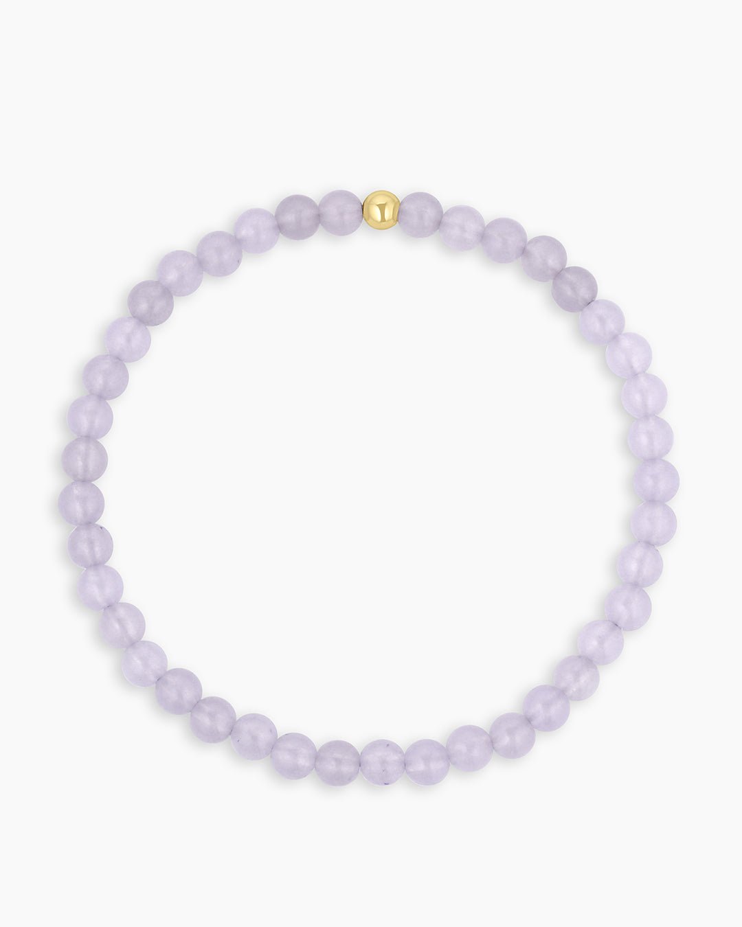 Carter Gemstone Bracelet || option::18k Gold Plated, Lavender Jade