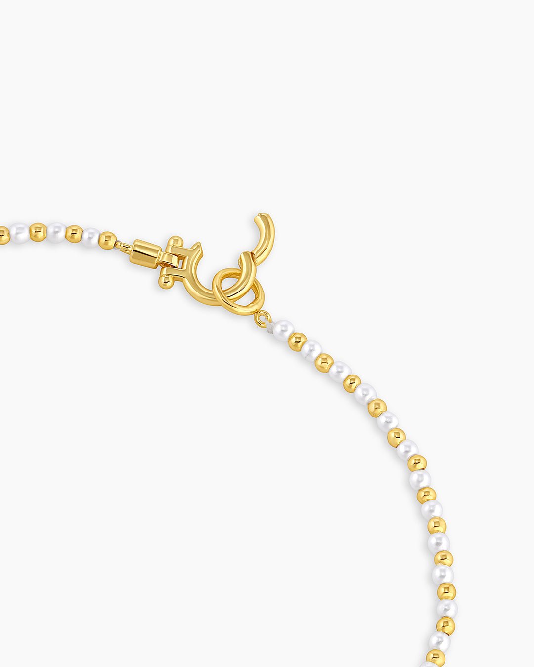 Poppy Pearl Necklace || option::18k Gold Plated, Pearl